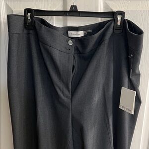 NWT Calvin Klein Charcoal Trousers